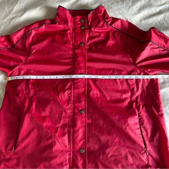 Ralph Lauren Vintage Women’s 90s Retro Red Windbreaker Zip Up Jacket - Picture 11 of 13